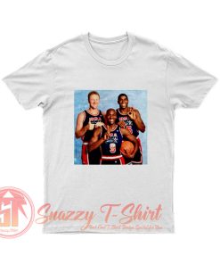 1992 Olympic Dream Team Larry Bird Michael Jordan Ervin Magic Johnson T Shirt