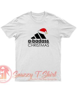 A badass Christmas Adidas Logo Christmas Parody T Shirt