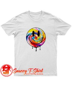 Acid Dripping Smiley Face Tie Dye T Shirt