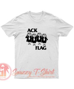 Ack flag funny black flag T Shirt