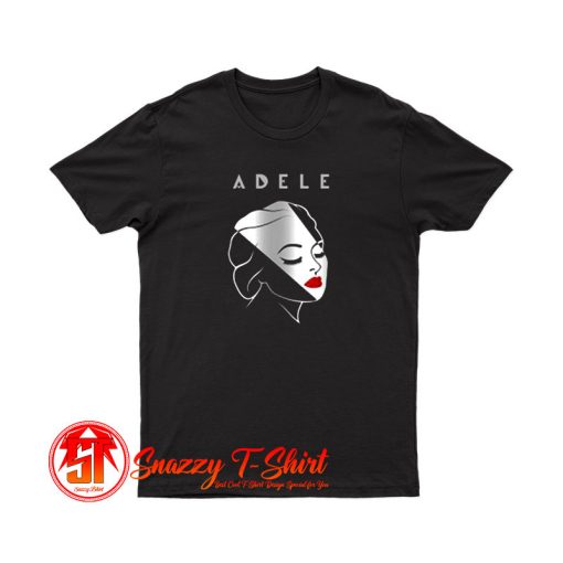 Adele Famous Singer Tour Logo T Shirt