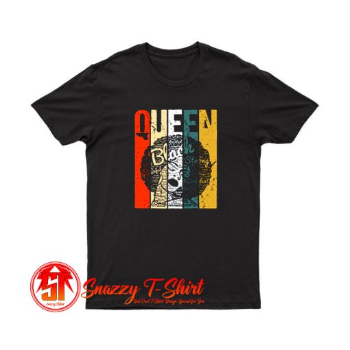 Afro Black Queen T Shirt