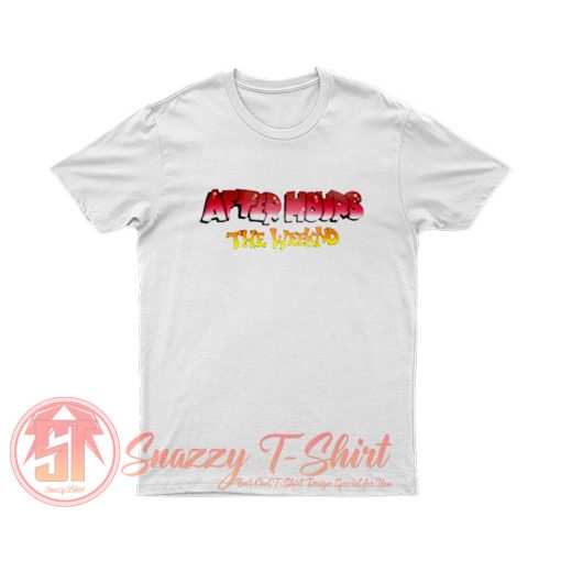 After Hours The Weeknd Airbush T Shirt