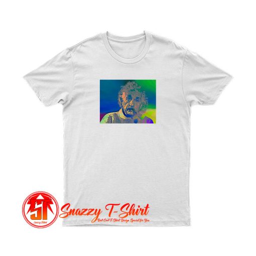 Albert Einstein Smoking Geeky Inventor T Shirt