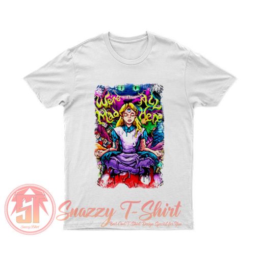 Alice in Wonderland Psychedelic Trippy Female Lucid Dream LSD MDMA XTC Ecstasy Albert Hofmann T Shirt