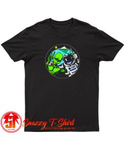 Alien Peace Sign T Shirt