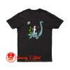 Alien Unicorn Bigfoot Riding Loch Ness Monster T Shirt