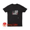 American Flag Cocktail Shaker Bartender T Shirt