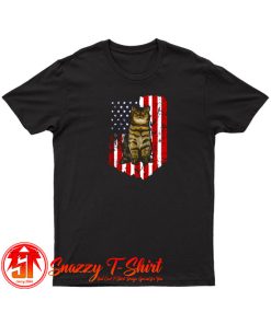 American Flag Exotic Shorthair T Shirt