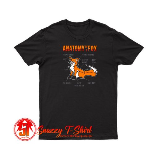 Anatomy Of A Fox T Shirt