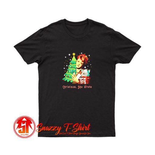 Angela Lansbury Christmas She Wrote T Shirt