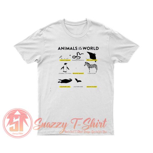 Animals of The World T Shirt