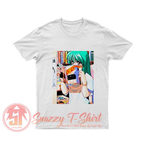 Anime Girl Aesthetic Waifu Kawaii Vaporwave Game Art Pixelart 8bit Hot Sexy Manga Japan Japanese T Shirt