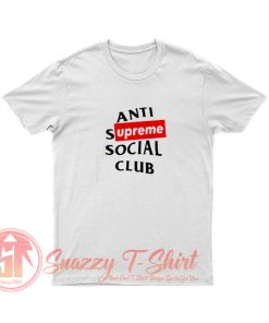 Anti Supreme Social Club Parody T Shirt