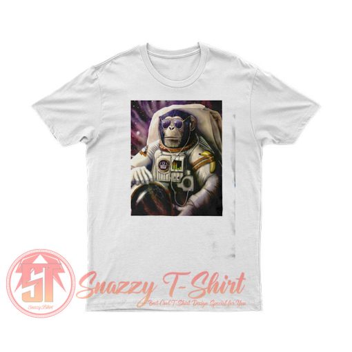 Astronaut Funny Monkey Chimp In Space T Shirt