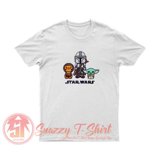 BAPE x Star Wars The Child Mandalorian T Shirt