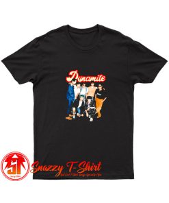 BTS Dynamite Group Retro T Shirt