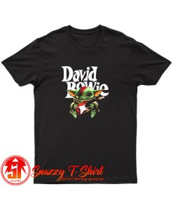 Baby Yoda Hug Guitar David Bowie T Shirt