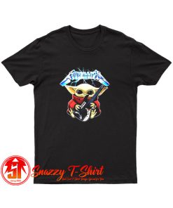 Baby Yoda Hug Metallica Guitar T Shirt