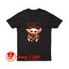 Baby Yoda Hug Pink Floyd Guitar T Shirt