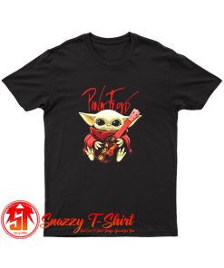 Baby Yoda Hug Pink Floyd Guitar T Shirt