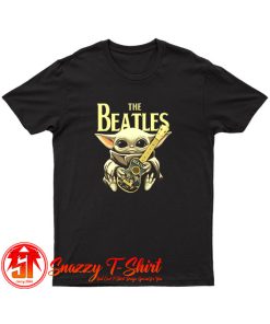 Baby Yoda Hugs The Beatles T Shirt