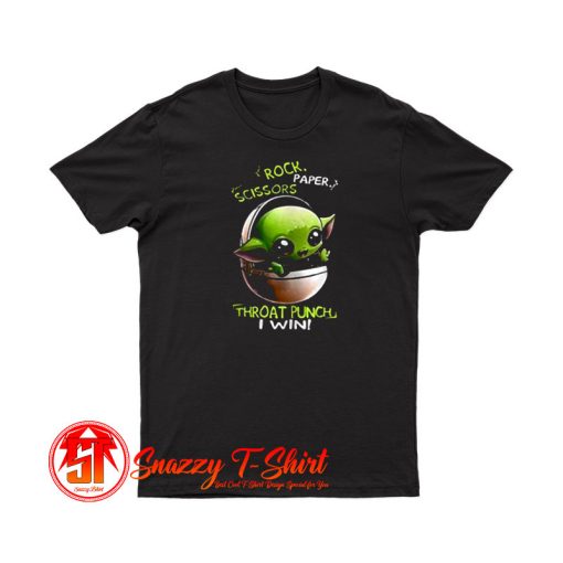 Baby Yoda Rock Paper Scissors T Shirt