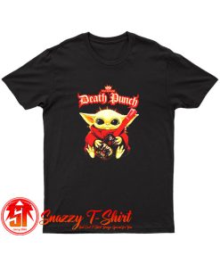 Baby Yoda hug guitar Five Finger Death Punch T Shirt