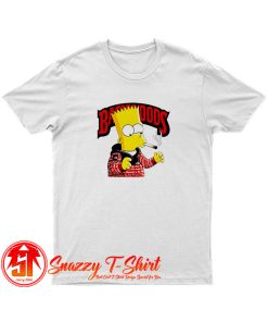 Backwoods Bart Simpson Smoking T Shirt