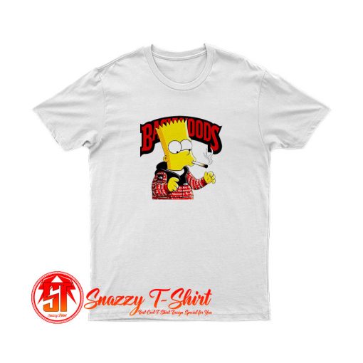 Backwoods Bart Simpson Smoking T Shirt