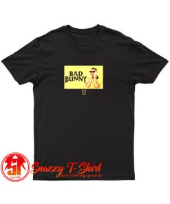 Bad Bunny Black and yellow T Shirt