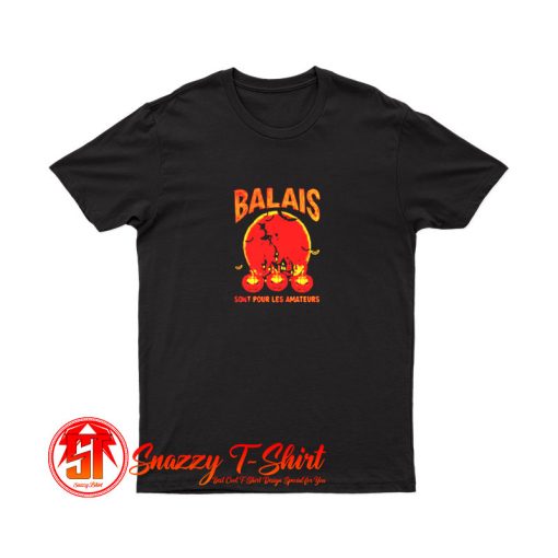 Balais sont pour les amateurs lady pumpkin Halloween T Shirt