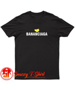 Bananaciaga Balenciaga Black T Shirt