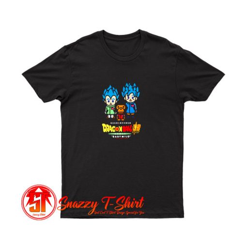 Bape x Dragonball Super Goku Vegeta T Shirt