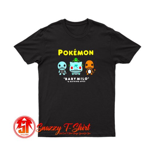 Bape x Pokemon Coloured Starter T Shirt