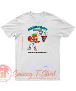 Bart Simpson Bootleg Basket Ball T Shirt