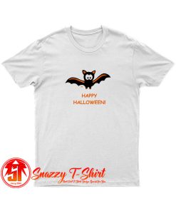 Bat Happy Halloween Moon Vampire T Shirt