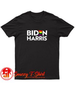 Biden Harris Joe Kamala LGBT Pride Flag T Shirt