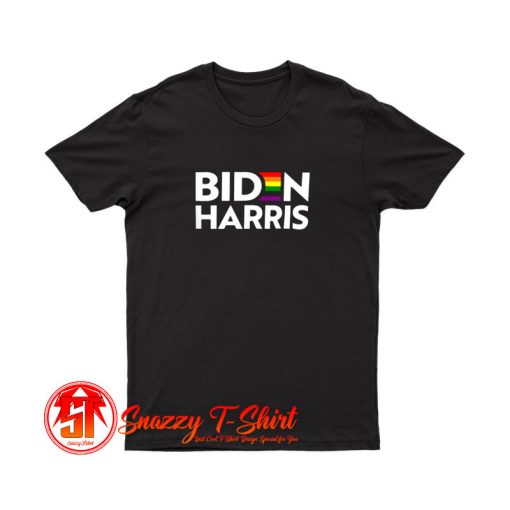 Biden Harris Joe Kamala LGBT Pride Flag T Shirt