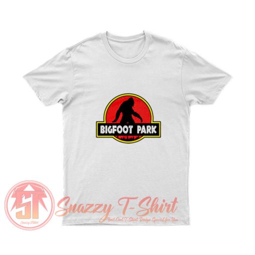 Bigfoot Park Jurassic Parody T Shirt