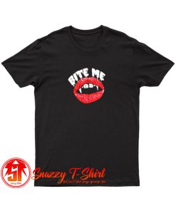 Bite me vampire T Shirt