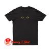 Black Cat Face T Shirt