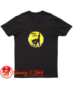 Black Cat Metal Hiss Off T Shirt