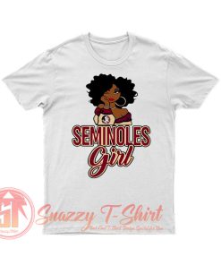 Black Girl Florida State Seminoles T Shirt