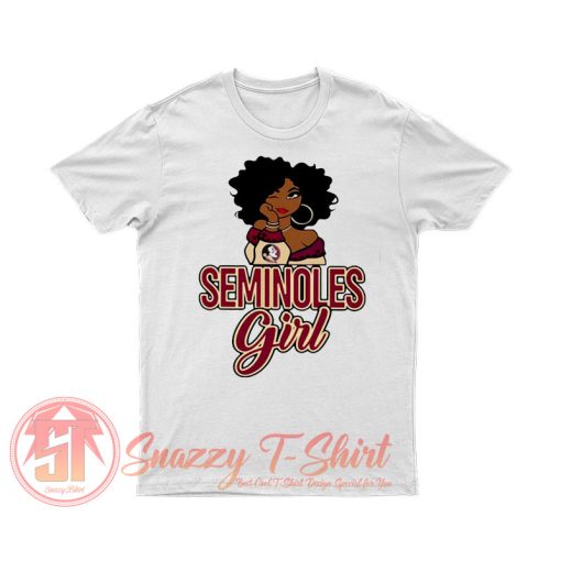 Black Girl Florida State Seminoles T Shirt