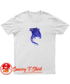 Blue Mandala Stingray T Shirt