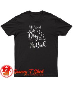 Book Reading Dog Lovers T Shirt