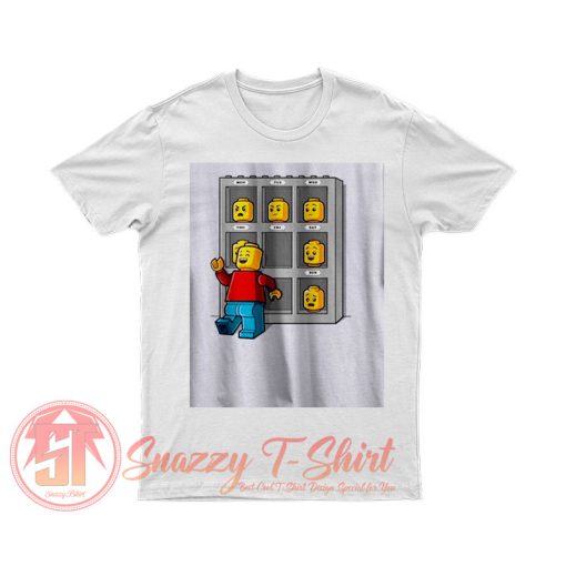 Brick man many faces parody T Shirt