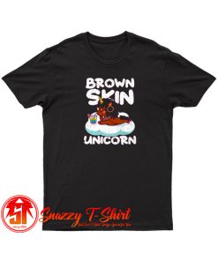 Brown Skin Girl Melanin Unicorn T Shirt