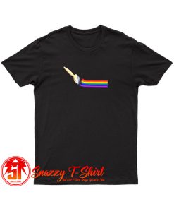 Brush Painting A Rainbow T Shirt